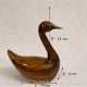 Handmade Wood Duck Sculpture for Table Decor